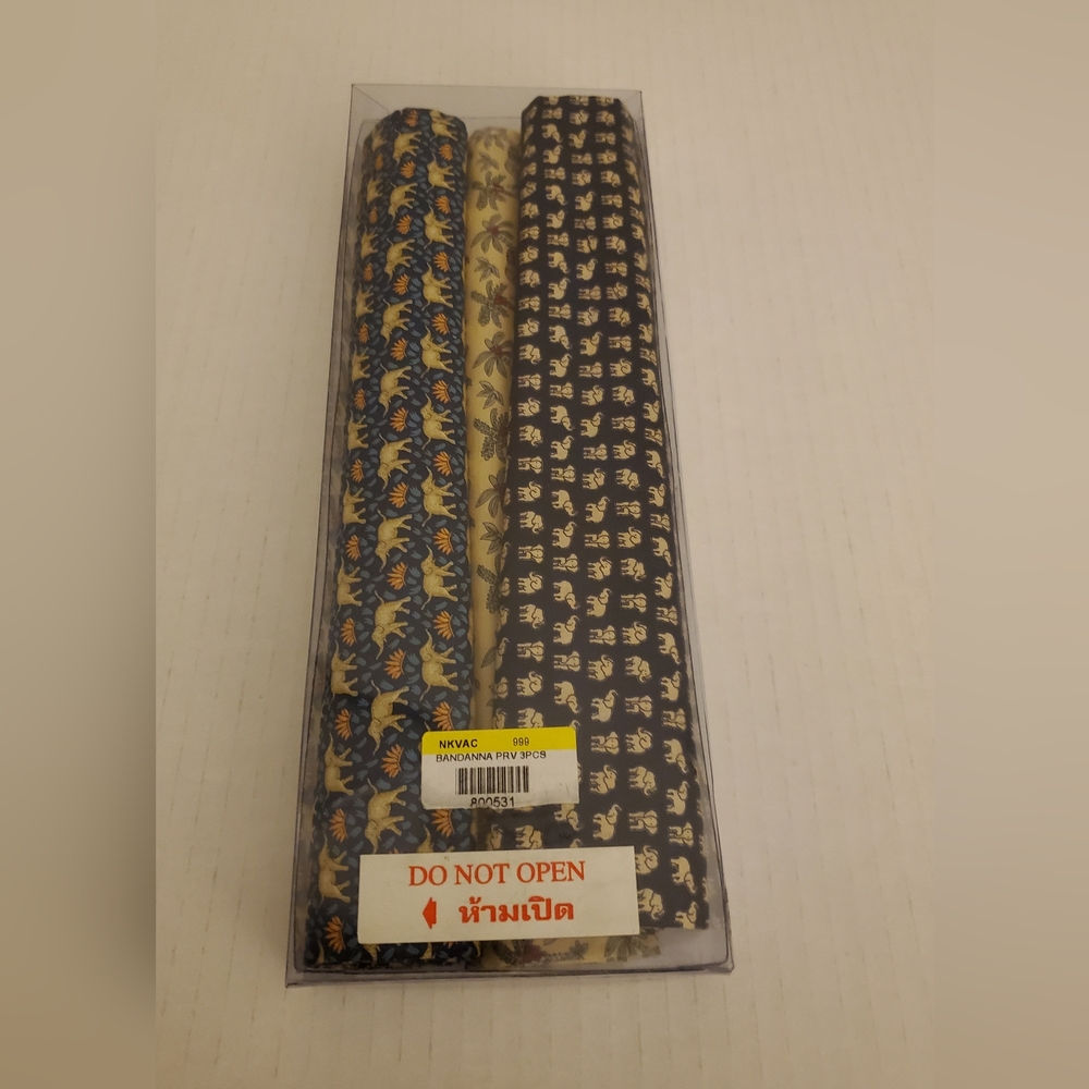 Jim Thompson Cotton Bandana -Scarf Set.